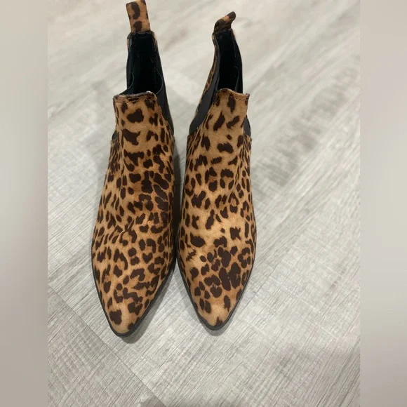 🔥Mylu Leopard Print Booties 8, Brown Boots, Mylu Boots - Picture 6 of 7